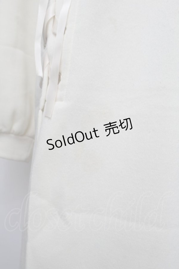 画像2: axes femme POETIQUE / レースアップパーカー  イエロー S-26-01-25-033-AX-TO-HR-ZS (2)