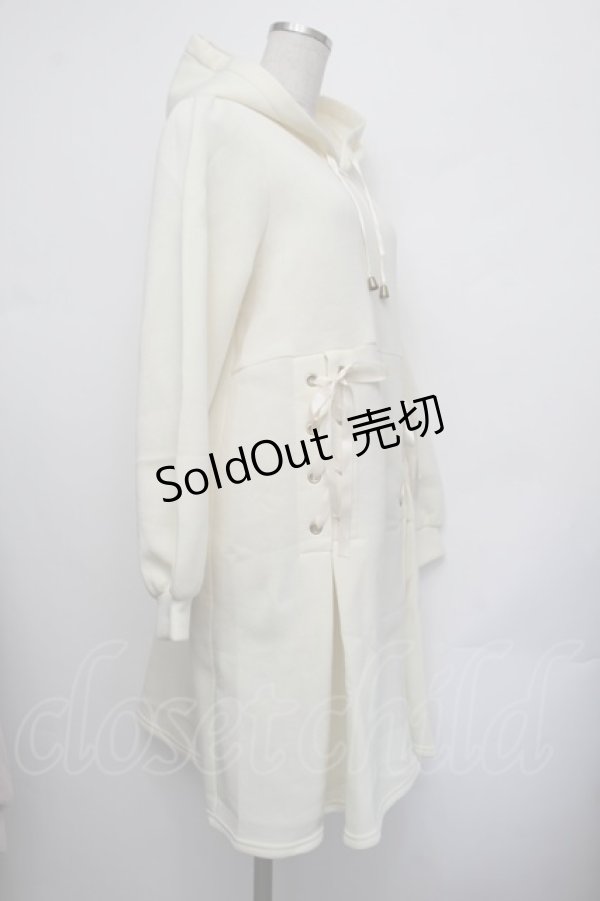 画像3: axes femme POETIQUE / レースアップパーカー  イエロー S-26-01-25-033-AX-TO-HR-ZS (3)