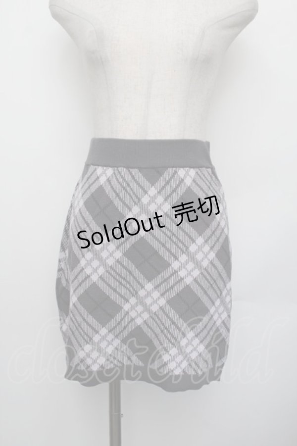 画像4: An MILLE / リボンチェックセットアップ  グレーｘピンク S-26-01-25-037-EL-OP-HR-ZS (4)