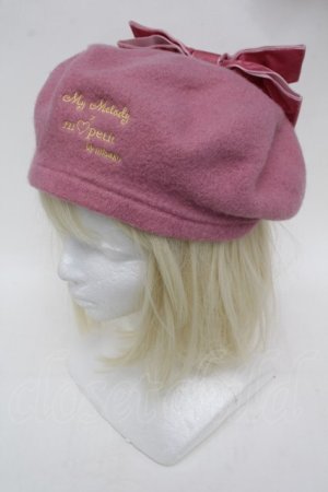 画像: m petit by misako / AMマイメロリボンベレー  ピンク S-26-01-25-005-LO-AC-AS-ZS