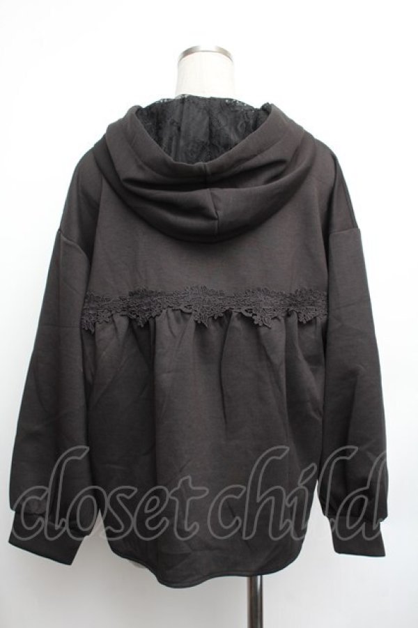 画像4: axes femme POETIQUE / ダンボールニットパーカー  黒 S-26-01-25-041-AX-TO-AS-ZS (4)