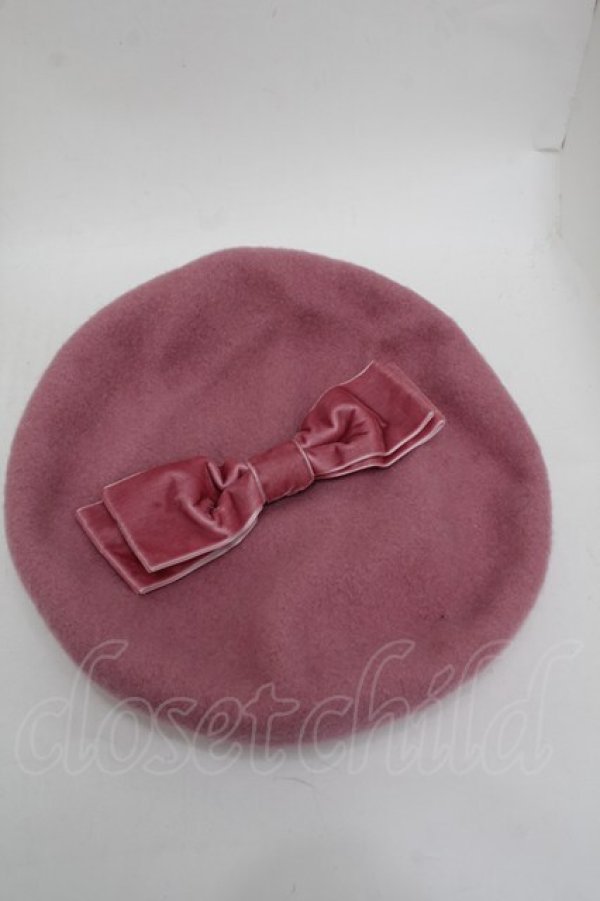 画像2: m petit by misako / AMマイメロリボンベレー  ピンク S-26-01-25-005-LO-AC-AS-ZS (2)