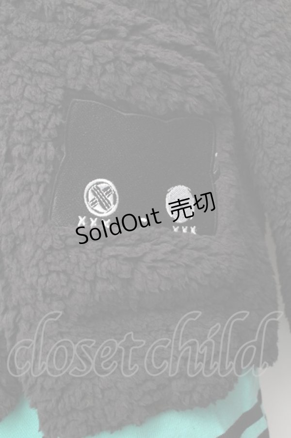 画像2: NieR Clothing / 防寒×軽量もこもこ ZIP OUTER【シエル】  黒 S-26-01-25-051-PU-JA-HR-ZS (2)