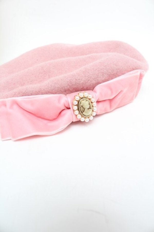 画像2: m petit by misako / AMモチーフリボンベレー  ピンク S-26-01-25-006-LO-AC-AS-ZS (2)