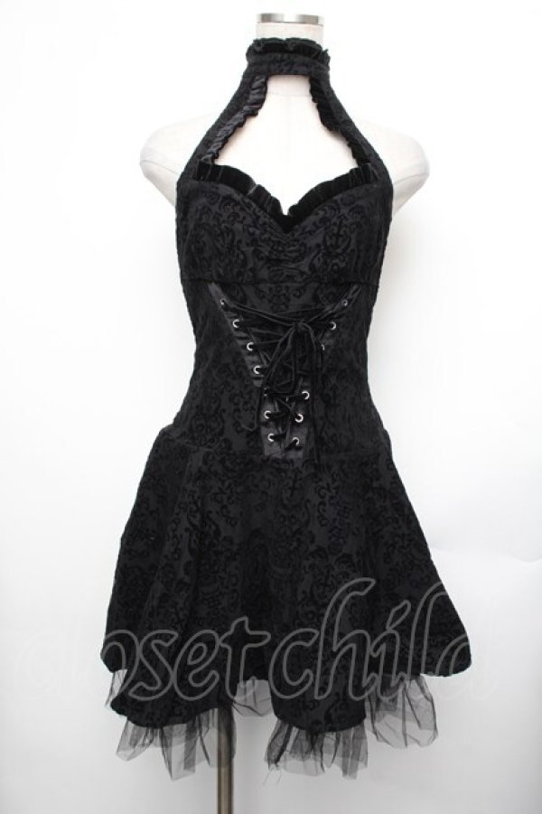 画像1: KILL STAR / Ghoulish Partyドレス S 黒 S-26-01-25-053-SL-OP-AS-ZS (1)