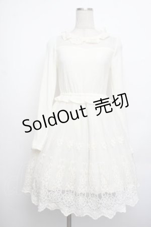 画像: LIZ LISA / チュール&ニット切替ワンピース  キナリ S-26-01-25-059-LO-OP-HR-ZS