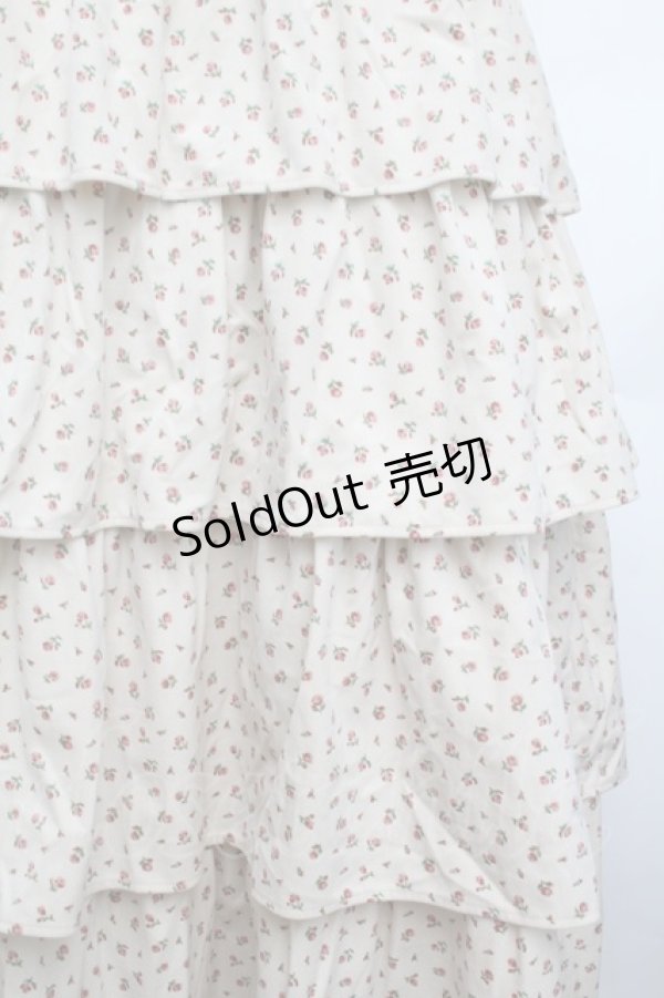 画像2: merry jenny / petit flowerティアードジャンスカ  ベージュ S-26-01-25-060-LO-OP-HR-ZS (2)