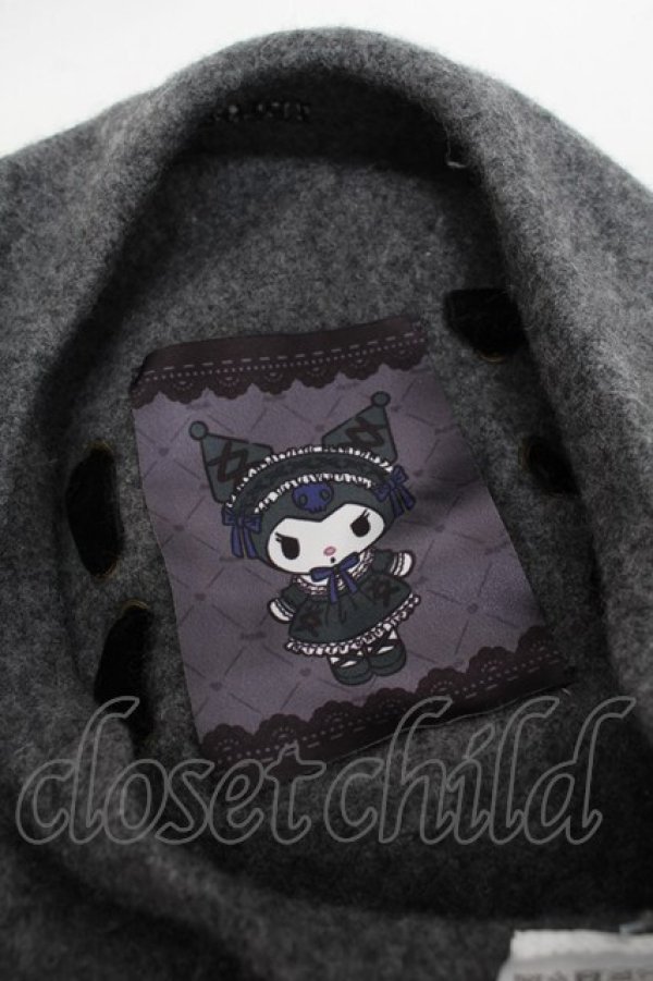 画像3: m petit by misako / AMクロミリボンベレー  グレー S-26-01-25-007-LO-AC-AS-ZS (3)