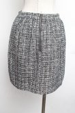 画像3: Jamieエーエヌケー / ツイードスカート  黒ｘ白 S-26-01-25-062-0-TO-HR-ZS (3)