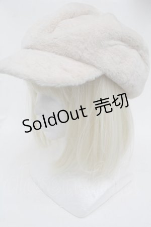 画像: Maison de FLEUR / ファーキャスケット  オフ S-26-01-25-010-LO-AC-AS-ZS