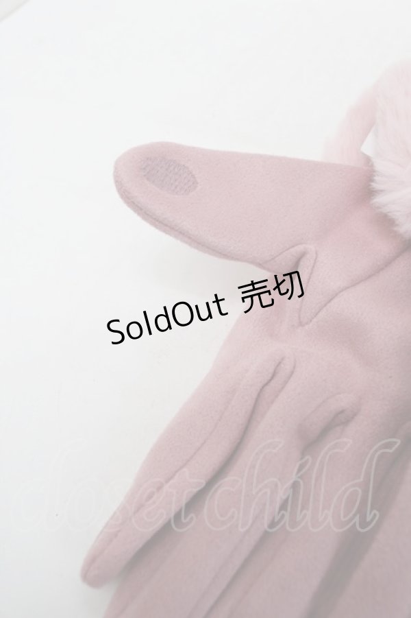 画像3: m petit by misako / AMリボンパールツキグローブ  ピンク S-26-01-25-001-LO-ZA-AS-ZS (3)