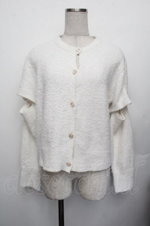 画像: NieR / カーディガン  白 S-26-01-25-016-EL-TO-AS-ZS