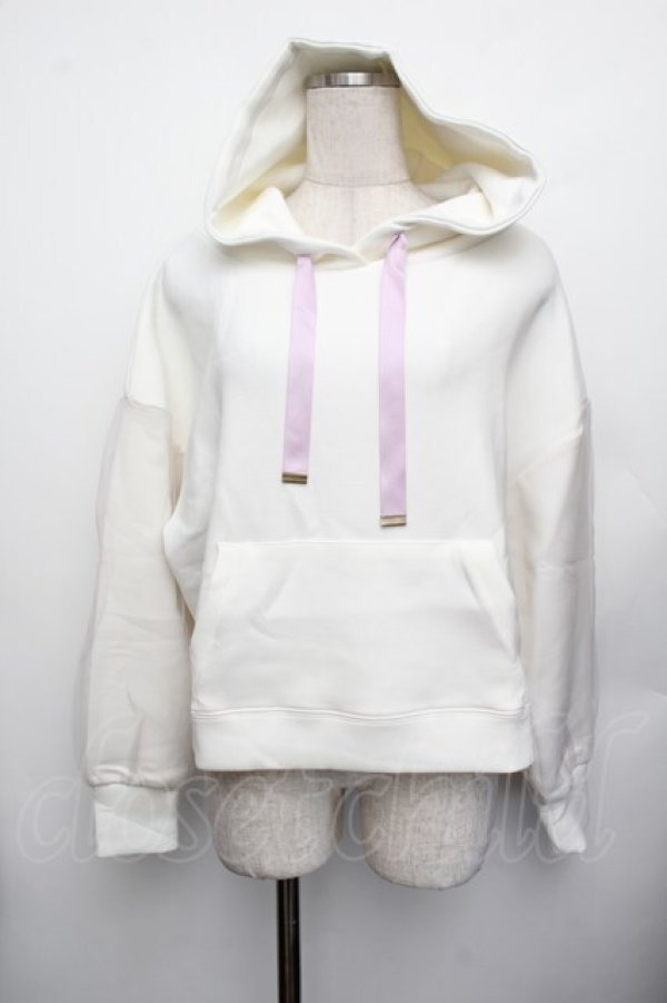 画像1: axes femme POETIQUE / ダンボールニットパーカー  キナリ S-26-01-25-017-AX-TO-AS-ZS (1)