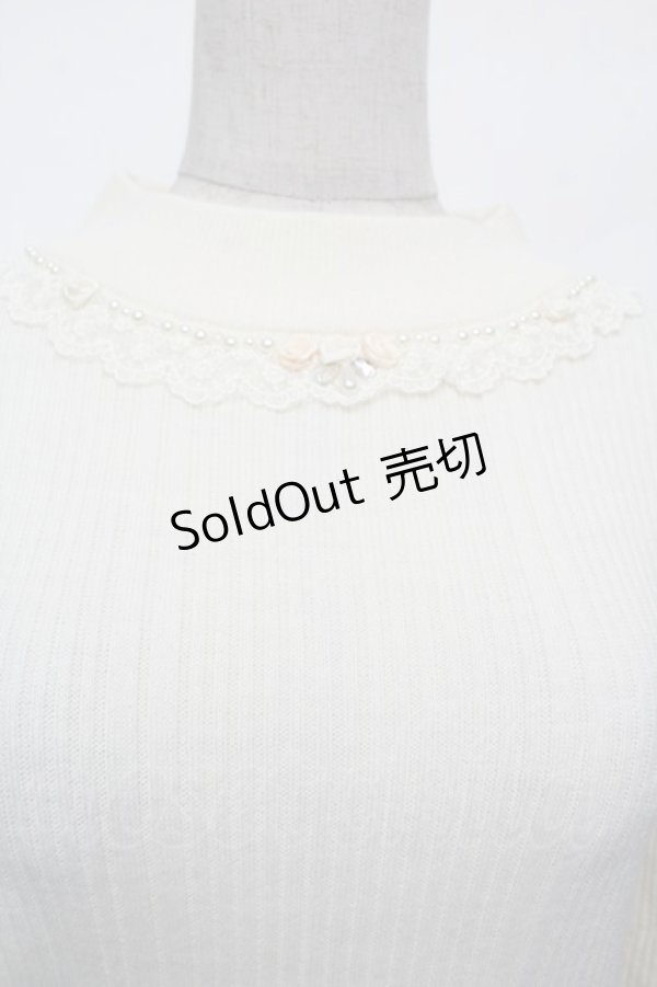 画像2: axes femme / バラボトルネックニットプルオーバー  キナリ S-26-01-25-019-AX-TO-HR-ZS (2)