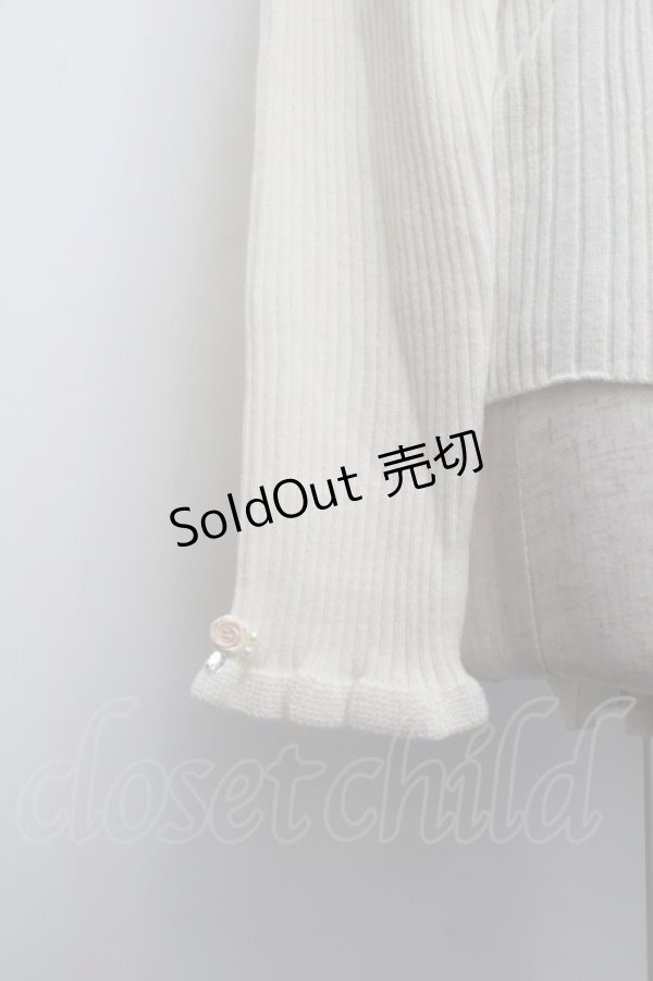 画像3: axes femme / バラボトルネックニットプルオーバー  キナリ S-26-01-25-019-AX-TO-HR-ZS (3)