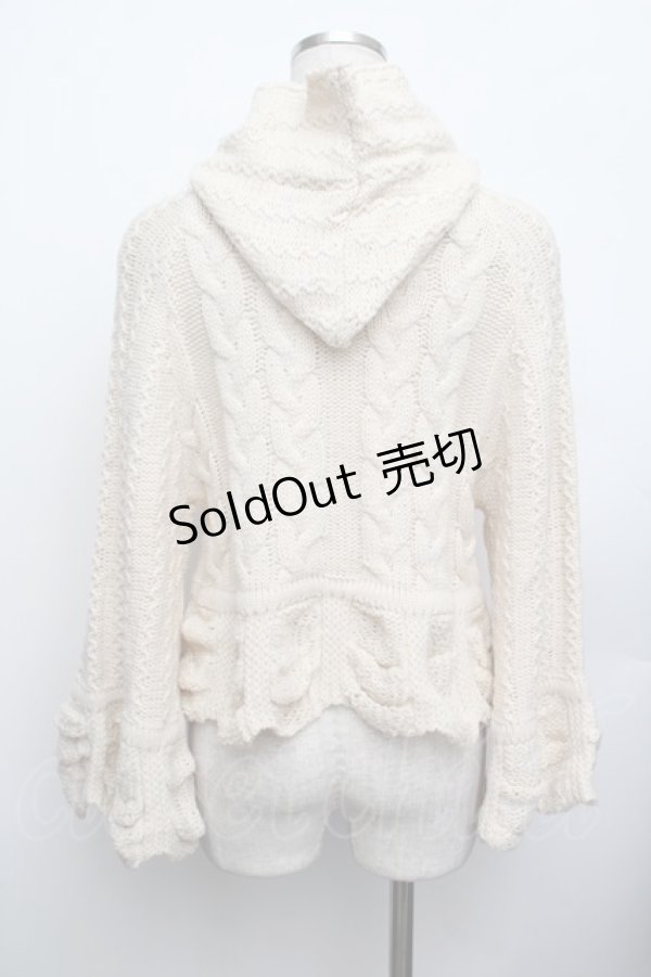 画像3: axes femme kawaii / ポンチョ風ニットプルオーバー  キナリ S-26-01-25-022-AX-JA-AS-ZT609 (3)