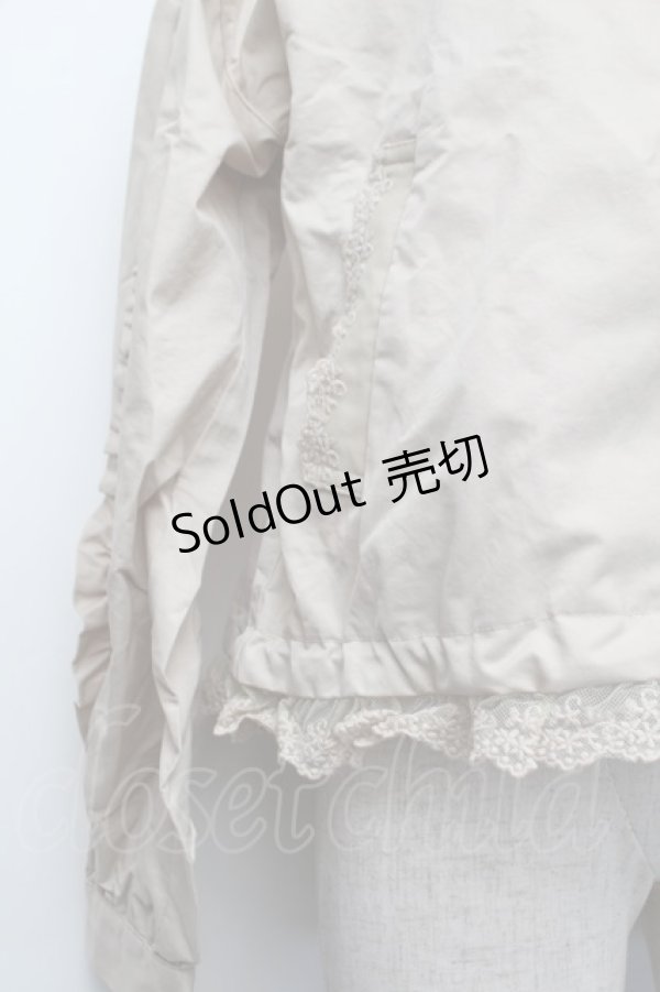 画像2: axes femme POETIQUE / フード付きジャケット  ベージュ S-26-01-25-026-AX-JA-AS-ZS (2)