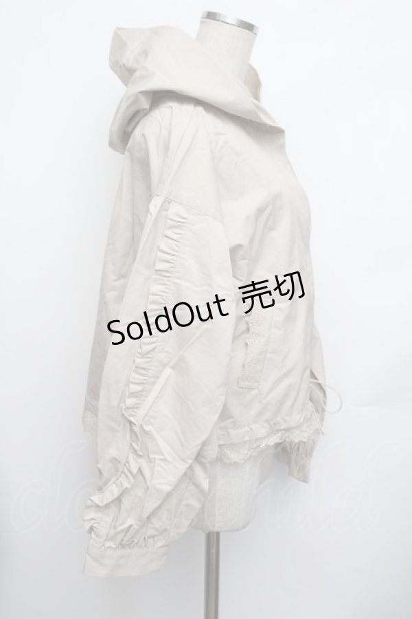 画像3: axes femme POETIQUE / フード付きジャケット  ベージュ S-26-01-25-026-AX-JA-AS-ZS (3)