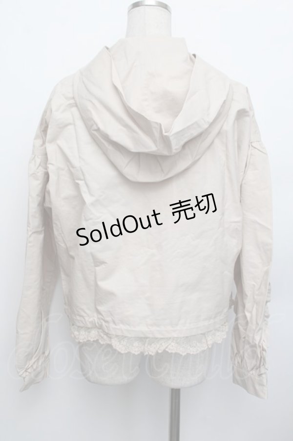 画像4: axes femme POETIQUE / フード付きジャケット  ベージュ S-26-01-25-026-AX-JA-AS-ZS (4)