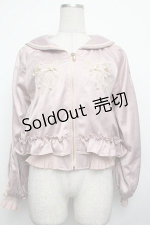 画像: Secret Honey / カップケーキ刺繍スカジャン  ピンク S-26-01-25-030-CA-JA-AS-ZS