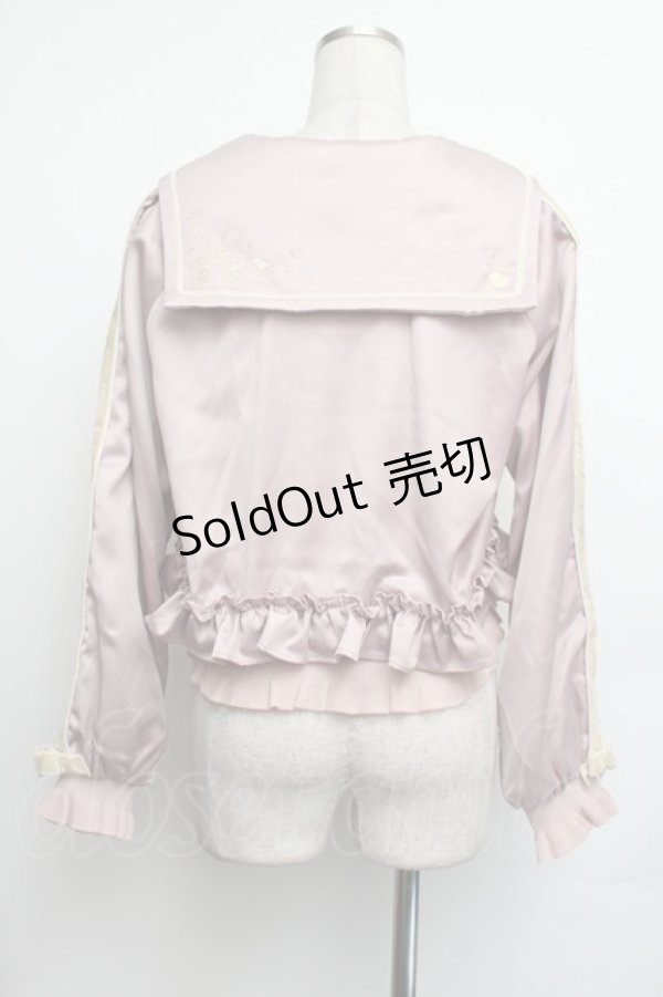 画像4: Secret Honey / カップケーキ刺繍スカジャン  ピンク S-26-01-25-030-CA-JA-AS-ZS (4)