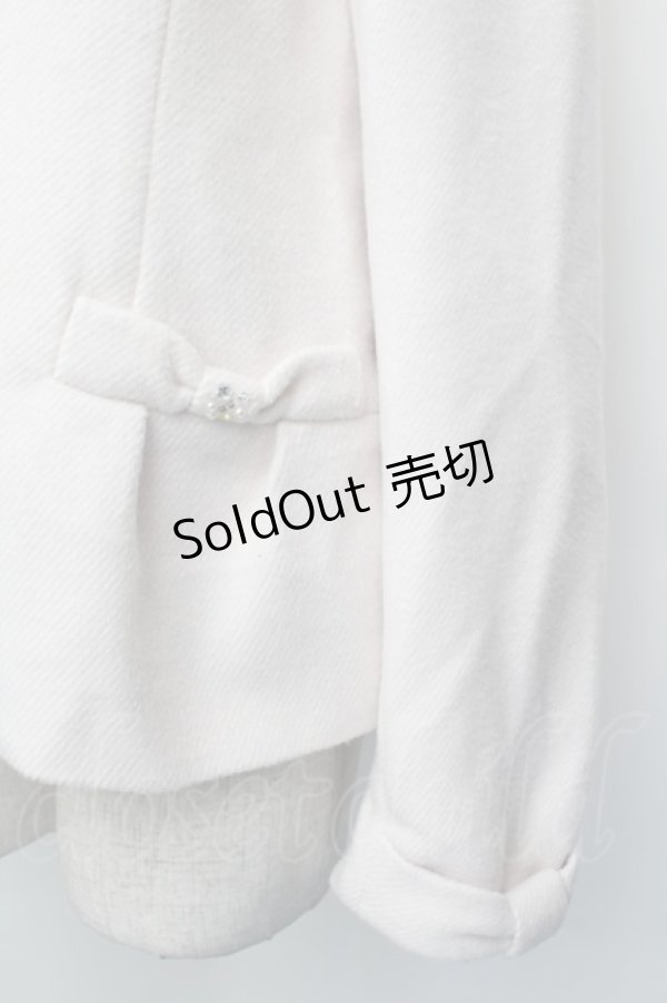 画像2: LODISPOTTO / ファー襟ショートコート  薄ピンク S-26-01-25-031-LO-CO-HR-ZS (2)