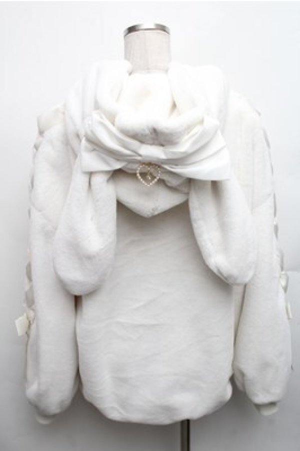 画像2: LIZ LISA / うさみみフードファーブルゾン 0 オフ S-26-01-26-032-LO-CO-HR-ZS (2)