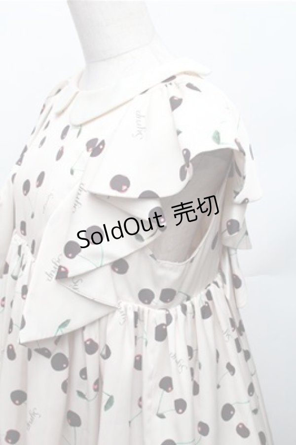 画像3: himitsu by syrup.(RoseMarie seoir) / チェリープリントワンピース  キナリ S-26-01-26-034-LO-OP-HR-ZS (3)