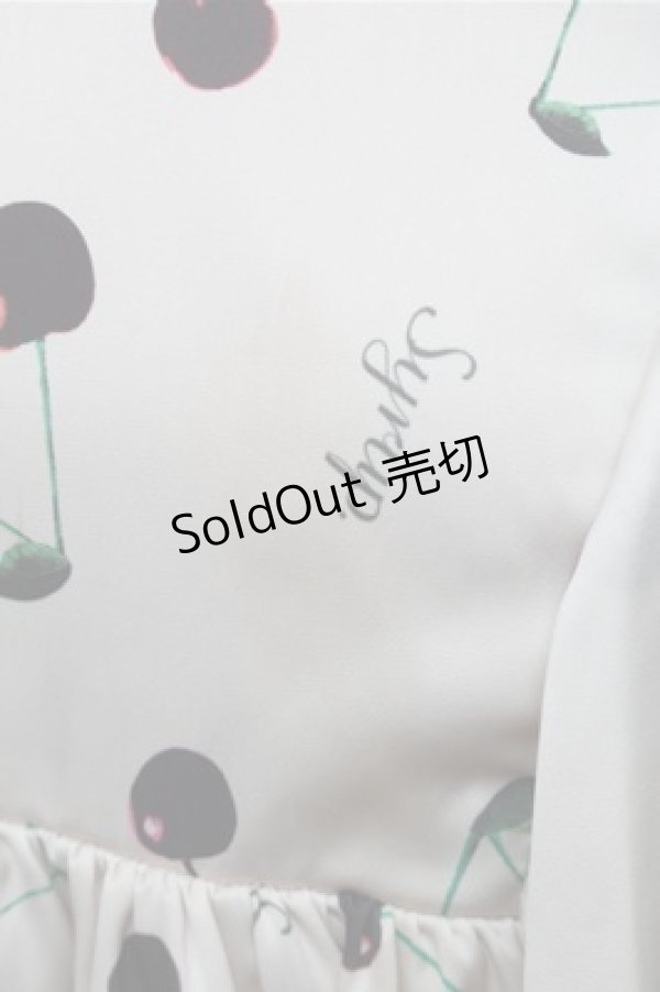 画像4: himitsu by syrup.(RoseMarie seoir) / チェリープリントワンピース  キナリ S-26-01-26-034-LO-OP-HR-ZS (4)