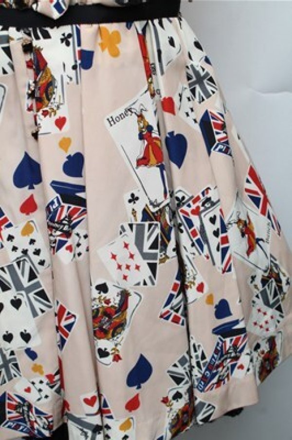 画像4: Honey Bunch / トランプ柄ワンピース  ピンク S-26-01-26-036-LO-OP-HR-ZS (4)