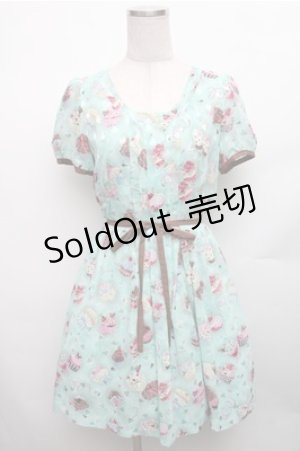 画像: MILK / アフタヌーンカップケーキパフドレス  ミント S-26-01-26-039-ML-OP-HR-ZS