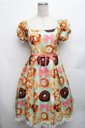 画像: Emily Temple cute / manyベーグルキャミソールワンピース  ミント S-26-01-26-040-ET-OP-HR-ZS