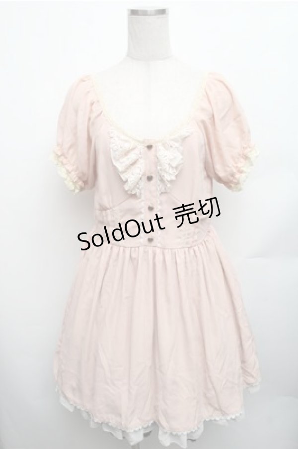 画像1: LOLITA / レースシフォンワンピース  ピンク S-26-01-26-042-LO-TO-HR-ZS (1)