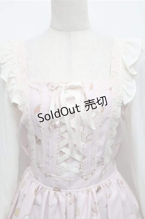 画像3: LIZ LISA / クッキーリボン柄パネルワンピース  ピンク S-26-01-26-043-LO-OP-AS-ZS (3)