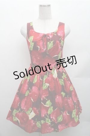 画像: MILK / アップルポイズンドレス  赤 S-26-01-26-045-ML-OP-HR-ZS