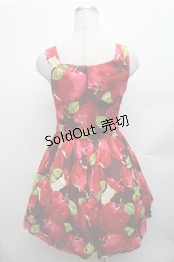 画像2: MILK / アップルポイズンドレス  赤 S-26-01-26-045-ML-OP-HR-ZS (2)