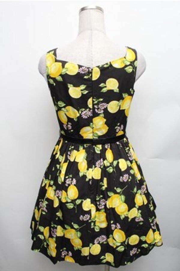 画像2: MILK / レモンライムドレス  黒 S-26-01-26-051-ML-OP-HR-ZS (2)