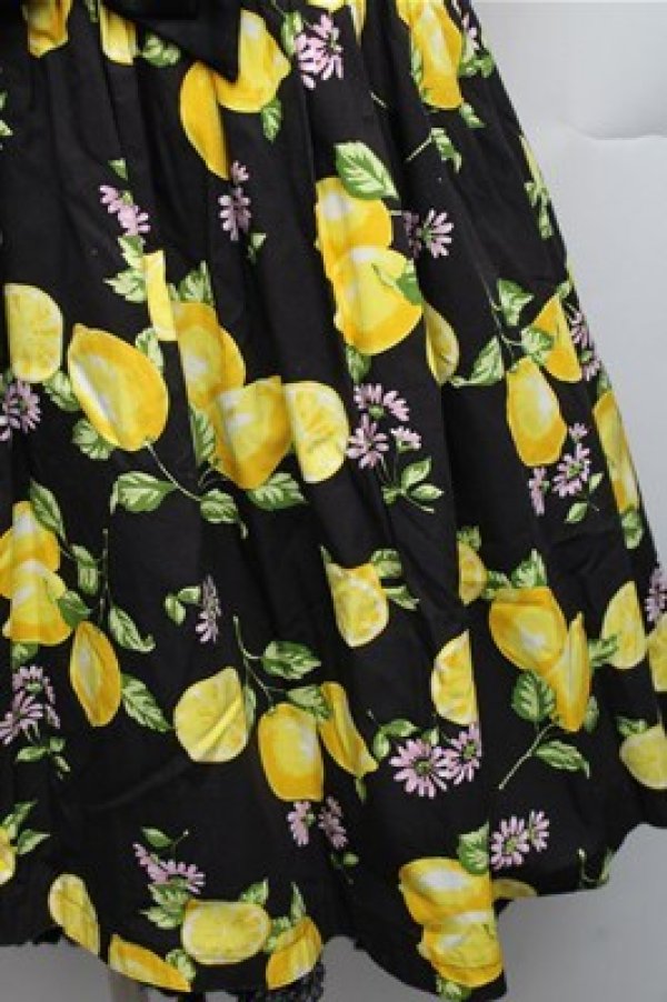 画像4: MILK / レモンライムドレス  黒 S-26-01-26-051-ML-OP-HR-ZS (4)