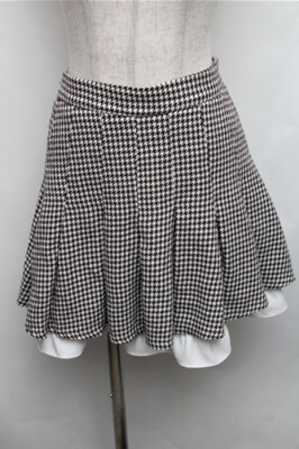 画像1: Ank Rouge / 千鳥スカート  ブラウン S-26-01-26-056-CA-OP-AS-ZS (1)