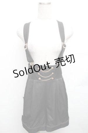 画像: Amavel / Divine Knight ショートパンツ  黒 S-26-01-26-058-CA-PA-HR-ZS