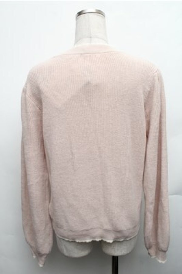 画像2: axes femme / リボン通しニット F ピンク S-26-01-26-060-AX-TO-TE-ZS (2)