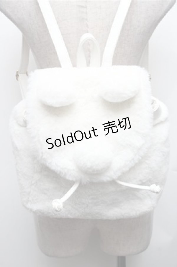 画像1: LIZ LISA / くまみみリュック  白 S-26-01-26-008-LO-BG-HR-ZS (1)