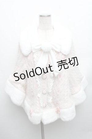 画像: LIZ LISA / ポンポンファーニットポンチョ 0 ピンク S-26-01-26-009-LO-CO-HR-ZS