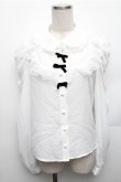 画像1: Ank Rouge / 3つリボンブラウス  白 S-26-01-26-011-CA-BL-AS-ZS (1)