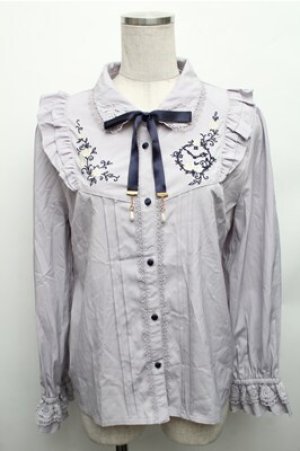 画像: axes femme / 【my axes】ブラウス  ラベンダー S-26-01-26-017-AX-BL-AS-ZS