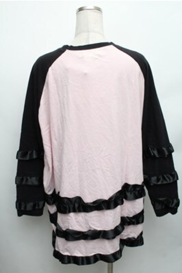 画像2: Ank Rouge / ケーキラグランロンTe  ピンク S-26-01-26-020-CA-TS-AS-ZS (2)