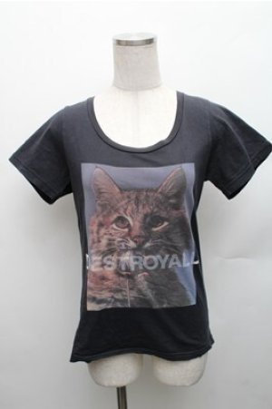 画像: HYSTERIC GLAMOUR / 猫プリントTシャツ F 黒 S-26-01-26-024-PU-TO-TE-ZS