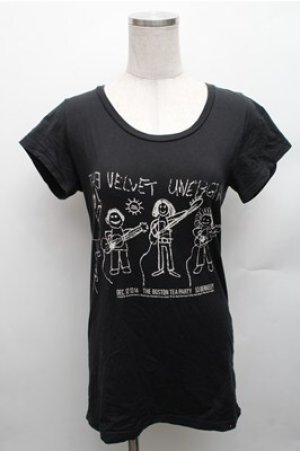 画像: HYSTERIC GLAMOUR / The Velvet Underground Tシャツ F 黒 S-26-01-26-025-PU-TO-TE-ZS