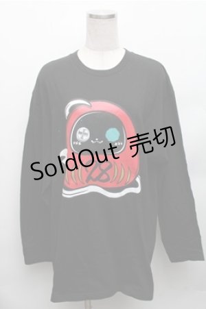 画像: NieR Clothing / だるまシエル ロンT XL 黒 S-26-01-26-026-PU-TO-TE-ZS