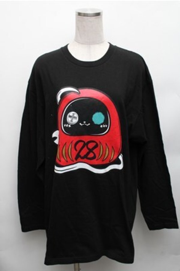 画像1: NieR Clothing / だるまシエル ロンT XL 黒 S-26-01-26-026-PU-TO-TE-ZS (1)